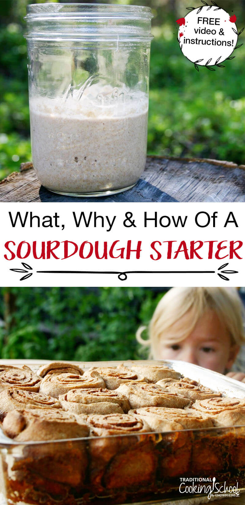 How To Make A Sourdough Starter -- Free Video + Instructions