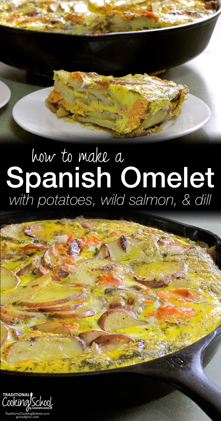 How To Make A Wild Salmon Spanish Omelet Traditional Cooking School