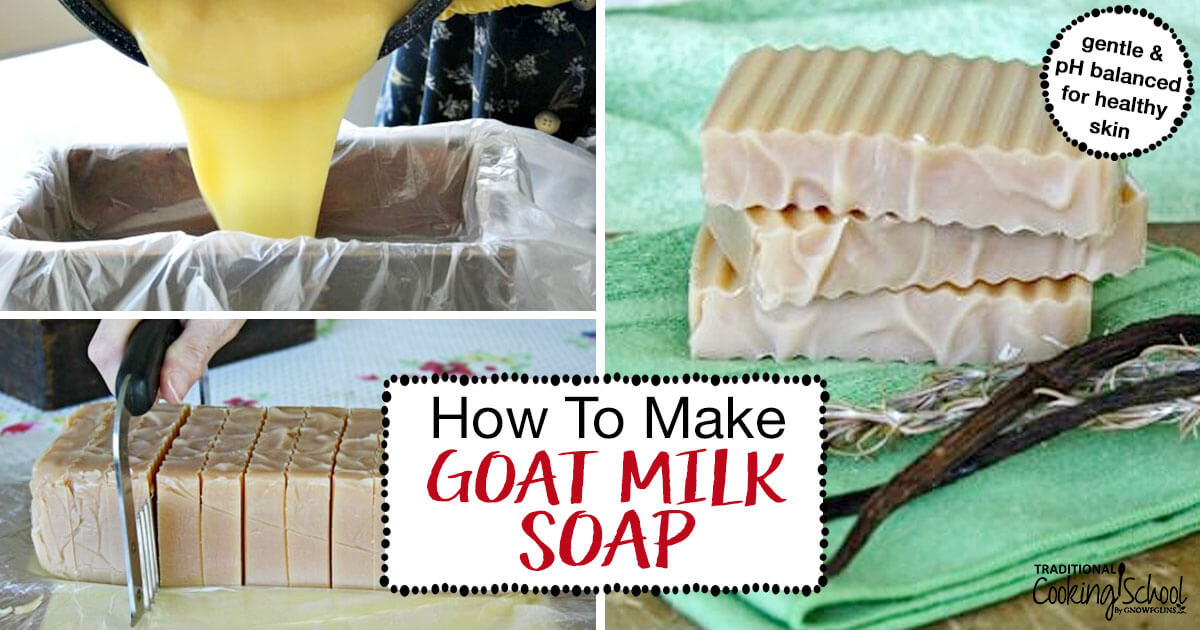 How To Make Goat Milk Soap Traditional Cooking School