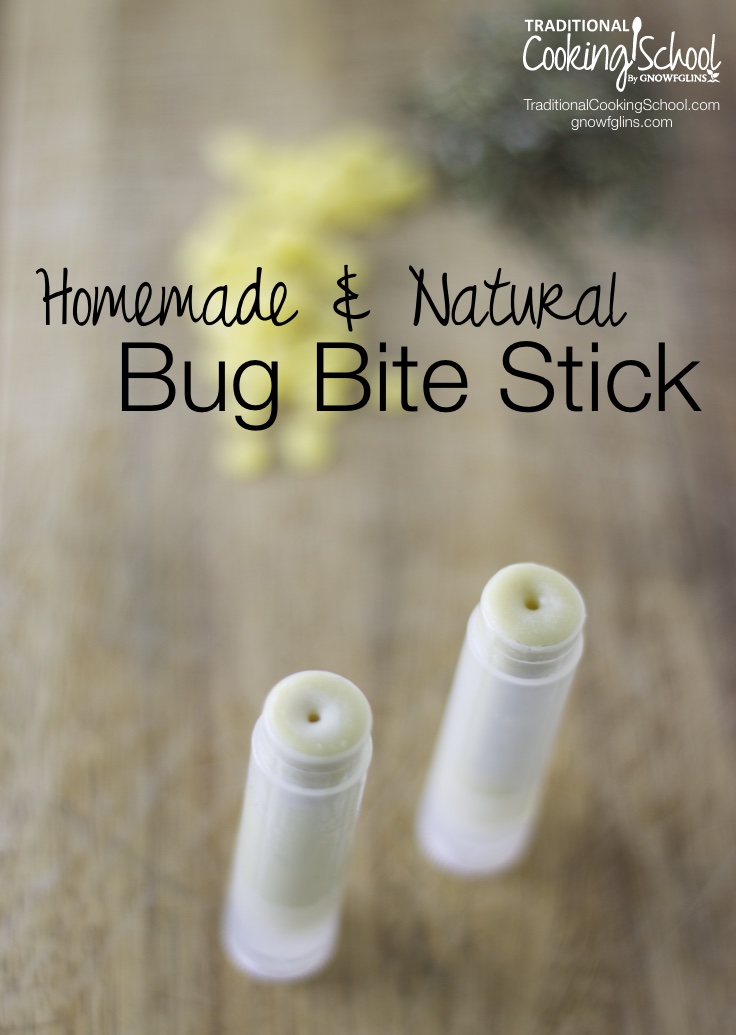 Homemade & Natural Bug Bite Stick | Traditional Cooking School