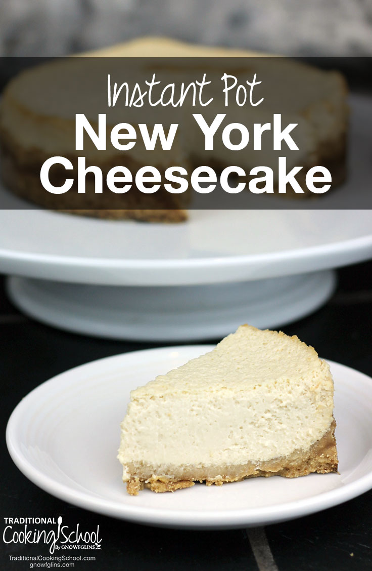 Wonderlijk Instant Pot New York Cheesecake | Traditional Cooking School PG-87