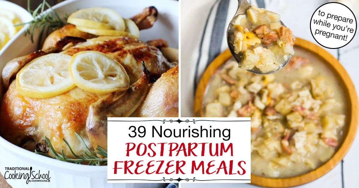 10 Easy Postpartum Freezer Meals Karing For Postpartum In 2021 www