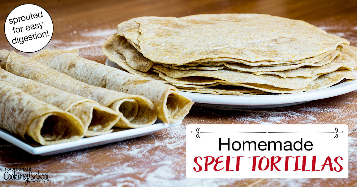 Homemade Soft Tortilla Wraps - Sprinkles and Sprouts