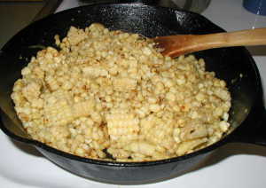 Leftover Corn Skillet