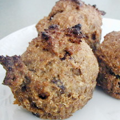 gluten-free spice muffins on white plate