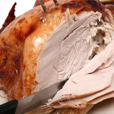Perfectly Moist Turkey, Every Time | Experience has shown me that we end up with fabulously moist turkeys (even heritage birds) by cooking our turkeys exactly the opposite way recommended by 1-800-BUTTERBALL. Here's how you can get a perfectly moist oven-roasted turkey -- every time. | TraditionalCookingSchool.com