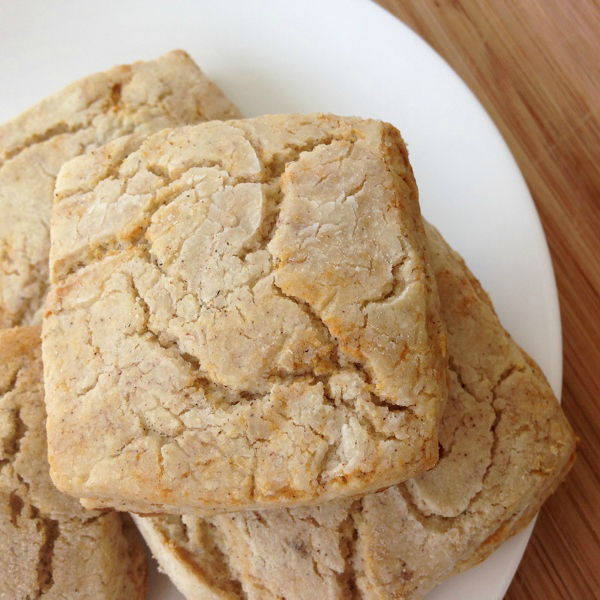 Cinnamon and Honey Biscuits: Soaked and Gluten-Free | These soaked gluten-free biscuits are moist, light, and tasty -- even after a few days. If you can get them to last that long! | TraditionalCookingSchool.com