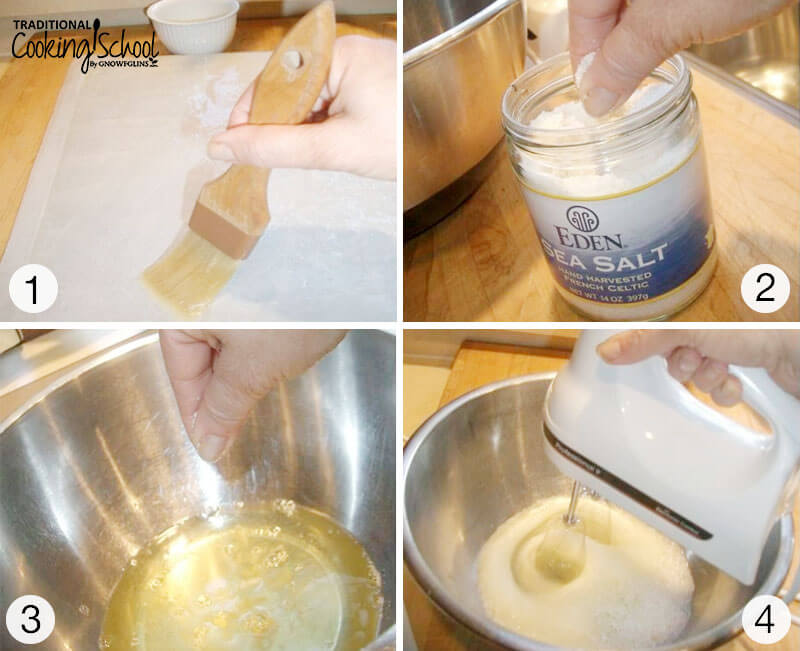 process of making naturally sweetened macaroon cookies