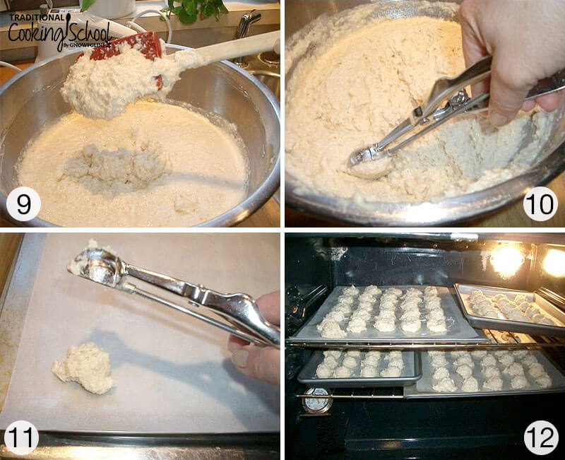process of making naturally sweetened macaroon cookies
