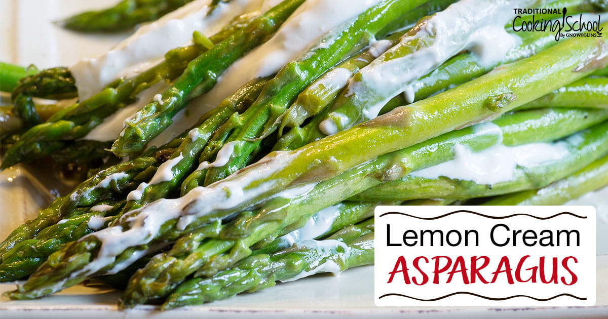 Lemon Cream Asparagus