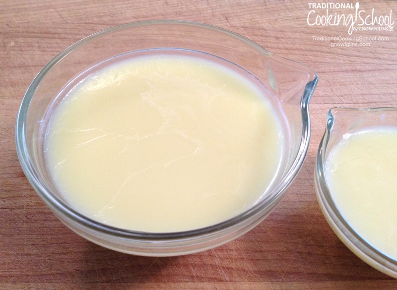 Nourishing Tallow Balm | After reading an article toting the Heaven-sent benefits of tallow balm, I made my own to help heal my keratosis pilaris. In this post, I share the benefits of using grass-fed tallow in skin care and a simple recipe for homemade tallow balm. Plus a current picture of my rash because I'll be documenting the results! | TraditionalCookingSchool.com