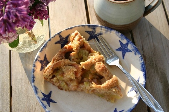 Celebrations bring smiles, perspective, a lightness and often a refreshing momentary distraction. And what better way to celebrate than with a slice of homemade rhubarb pie! Mama says, “Pie for breakfast, everyone! Grab your forks. We are celebrating!” | TraditionalCookingSchool.com