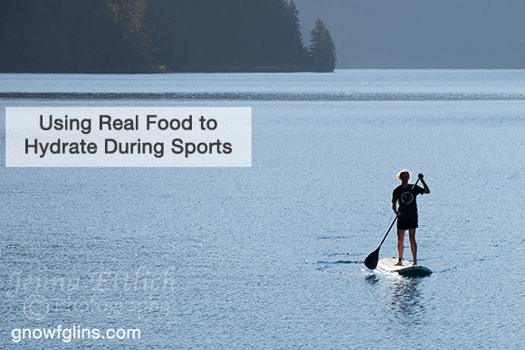 Using Real Food to Hydrate During Sports | Our society completely overhypes the need for processed, plastic-bottled ‘sports drinks.’ Thus, most of us don’t realize we can keep ourselves more than adequately hydrated with simply water or by combining real ingredients like herbal tea, fresh herbs, sea salt, honey, lemon and coconut water. | TraditionalCookingSchool.com