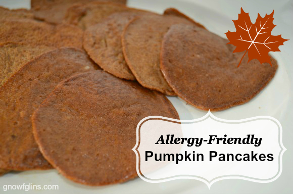 Allergy-Friendly Pumpkin Pancakes | Every Fall I start hunting for pumpkin recipes. After moving to the United States from Australia, I was amazed to find pumpkin so frequently used as a dessert food! Growing up we only ate it roasted or in soup. These pancakes are a tasty, gluten-free discovery. | TraditionalCookingSchool.com