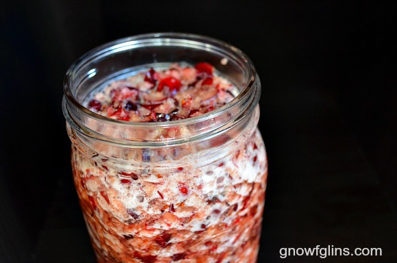fermented cranberry sauce