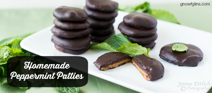 Homemade Peppermint Patties | Today, I'm really thrilled to share my homemade peppermint patties -- a treat my family loves. Only I've made them a little more nutritious. Enjoy the minty freshness -- not only will you catch the attention of your loved ones' taste buds, you'll give them a relatively healthy sweet treat! | TraditionalCookingSchool.com