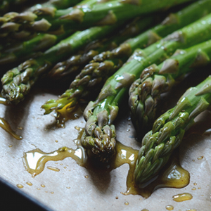 Roasted Asparagus | High in vitamin K, folate, and vitamin A, and rich with minerals from deep in the ground, asparagus is a superfood we should be eating more! Harvested across America between the months of March and May, roasted asparagus is my favorite way to eat this delicious vegetable. | TraditionalCookingSchool.com