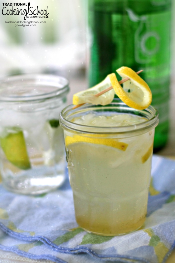 2 Summer Spritzers | Ready for something a little more pizazz-y than water? Me too! I love water, but I also love a drink with some fizz -- and electrolytes! These refreshing summer spritzers fit the bill! | TraditionalCookingSchool.com