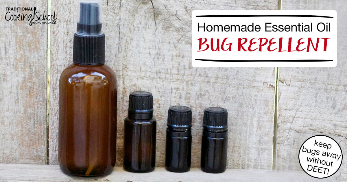 Homemade Bug Repellent with Essential Oils