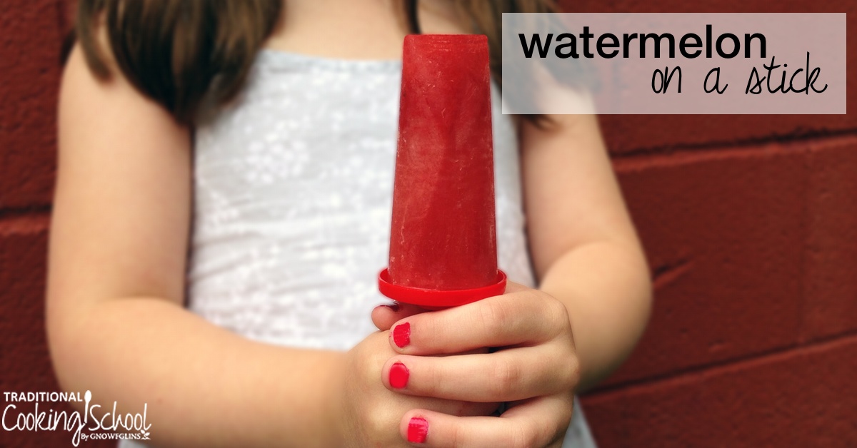 Watermelon On A Stick (Watermelon Popsicles)