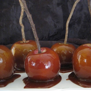 Rustic Honey Caramel Apples | Rustic honey caramel apples (complete with gathered sticks from your yard) will delight you and your kiddos, giving you a sweet treat alternative during this processed-sugar laden time of year. | GNOWFGLINS.com