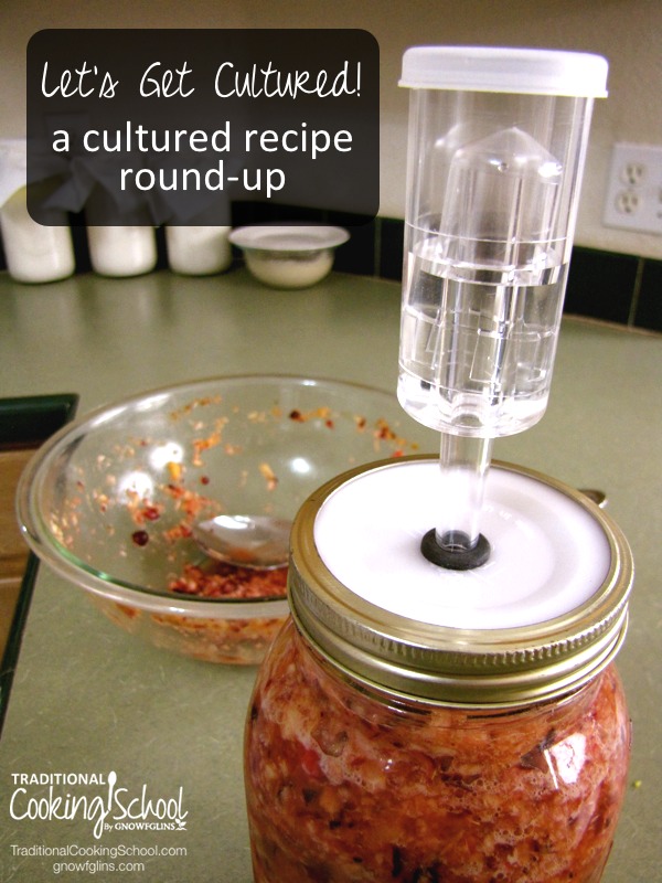 You know that here we're all about culturing.... And in honor of the Kitchen Culturing Package that's up for grabs as part of the Epic DIY Kitchen Giveaway, I thought why not share my favorite cultured recipes? Here are simple and delicious recipes to get you started. | TraditionalCookingSchool.com