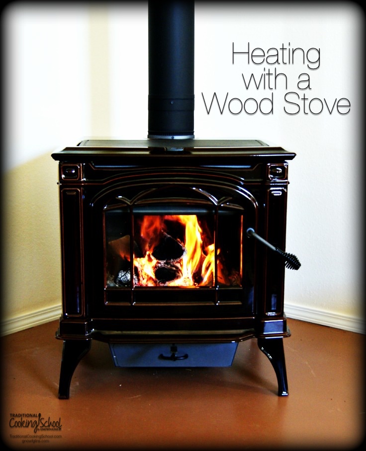 Last year propane was nearly double what we'd paid in the past. So, after considerable research and shopping around, we purchased a Napolean wood burning stove with a cook top. Here are a few of the advantages and disadvantages of heating with wood -- as well as some things we learned when purchasing our stove. | TraditionalCookingSchool.com