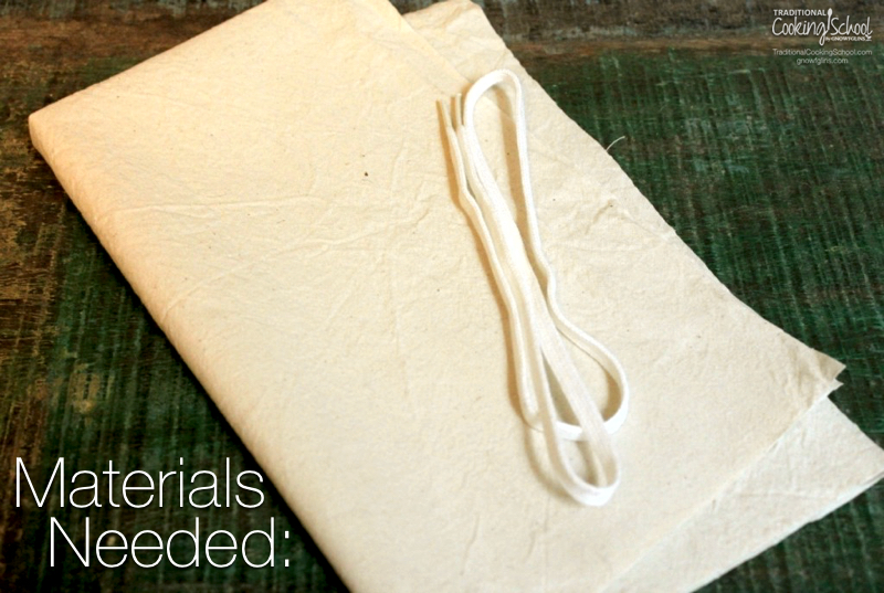 If you can sew a straight line, you can make your own unbleached cotton milk bag in about twenty minutes for only a few dollars. A nut milk bag allows you to make delicious nut and seed milks quickly, efficiently, and with less mess. | TraditionalCookingSchool.com