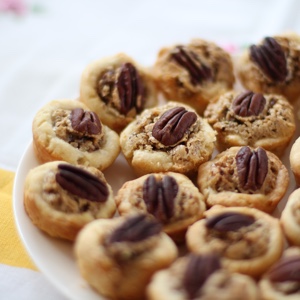 Instead of sharing conversational hearts, my little ones and loving husband will indulge in one of my favorite childhood treats -- pecan tarts. It's a recipe from my mom, only remade with less processed and more wholesome ingredients, of course. | TraditionalCookingSchool.com