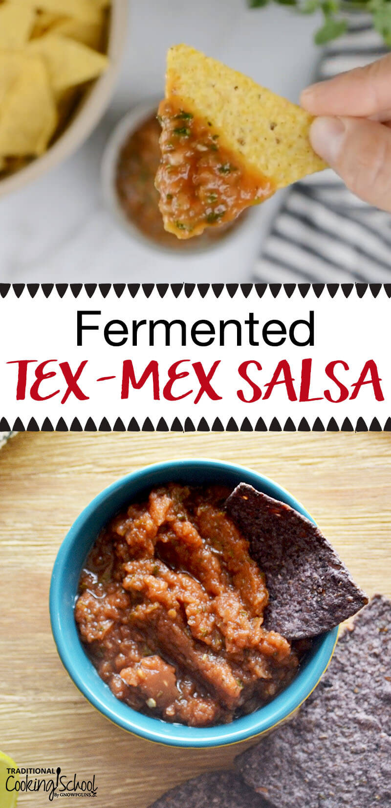 Fermented Tex-Mex Salsa | Having lived in Texas all my life, I think it’s safe to say that I know a thing or two about really good Tex-Mex salsa. I’ve spent the last two decades perfecting my salsa recipe, and several years ago, I began lacto-fermenting it. It’s my most-requested recipe! | TraditionalCookingSchool.com