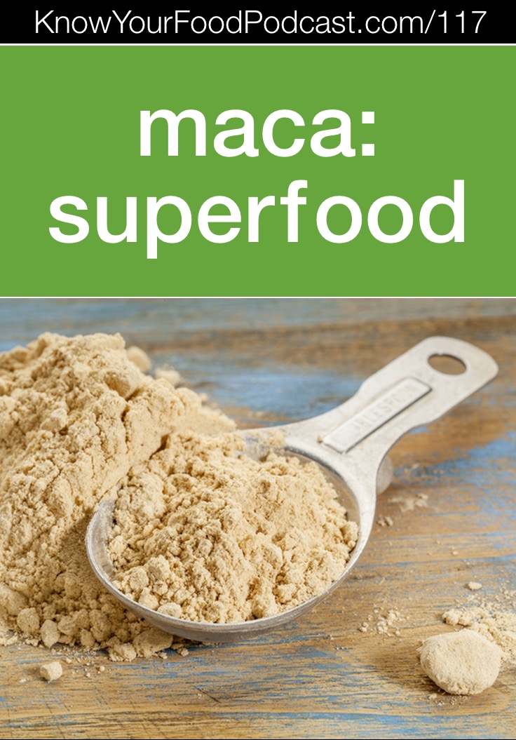Maca, Superfood | Mark Ament has made it his life's mission to source the best quality, freshest Peruvian maca while keeping it as affordable as possible for all of us. He's doing a great job -- his maca is truly the best. I can feel the difference in my vitality and I eat it regularly in smoothies. Here's all the scoop on maca -- plus a coupon to save 10%. | KnowYourFoodPodcast.com/117