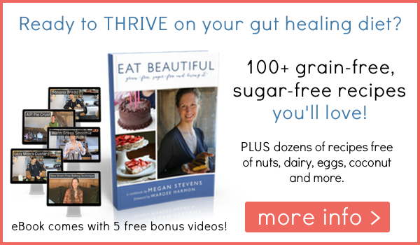 How the word "alternatives" turns gut-healing foods into feasts | Megan and her family have been on a gut-healing diet for more than 4 years. Not only have they experiencing healing, no one's choking down blah, dry, and repetitive meals. No one leaves the table feeling any lack. Why? Because Megan's favorite word is "alternatives" and it should be yours as well -- if you want to thrive on a gut-healing diet. Video and transcript included. | TraditionalCookingSchool.com