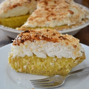 My husband's absolute favorite dessert is... coconut cream pie. For his birthday, I considered overnighting his favorite from Tina's in New Mexico. I snapped back to reality and made one instead. THIS coconut cream pie has nothing to hide -- no white flour, refined sugar, boxed pudding, or margarine.