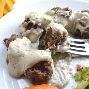 Meat smothered in gravy... it's the stuff of legend in Southern cuisine. These are a bit more refined, containing tarragon for lovely flavor and nutritional benefits as well as a surprise magnesium-rich ingredient!