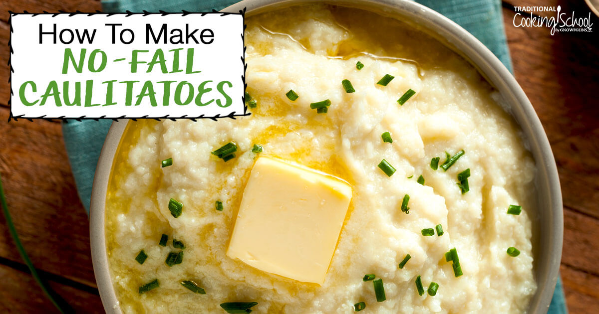 How To Make No-Fail Caulitatoes {just like fluffy mashed potatoes!}