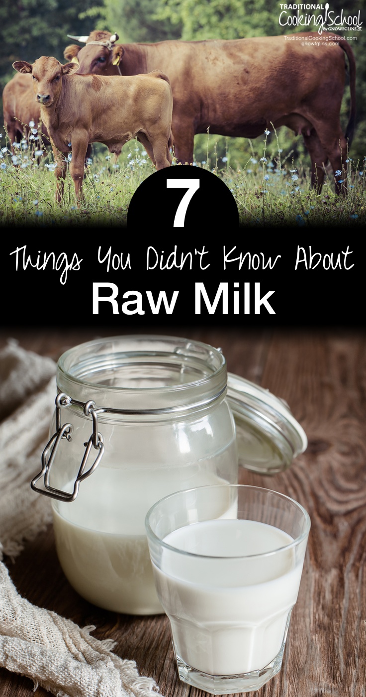 7 Things You Didn't Know About Raw Milk | I love raw milk straight from the farm. It's a blank canvas, full of health benefits... and even mysteries! Like: Why does cream rise to the top? What do fin whales have to do with it? What's going on in your everyday glass of milk? Mysteries revealed here! | TraditionalCookingSchool.com