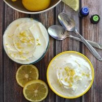 Store-bought yogurt cups are a frivolous expense -- especially the organic ones! It's so easy to have homemade flavored yogurt with a slightly sweet, bright lemon-y tang by adding just 3 ingredients. Here's how!
