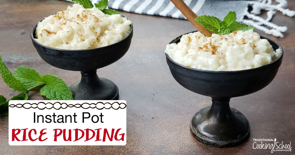 Easy rice pudding instant pot hot sale