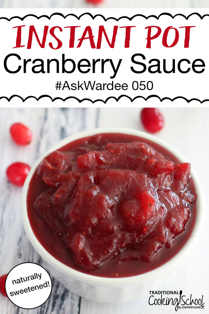 Looking for an easy, homemade, healthy and naturally sweetened cranberry sauce recipe for Thanksgiving or the holidays? We’ve got you covered! Some recipes call for way too much sugar, but this one is naturally sweetened and also made quickly in the Instant Pot! Watch, listen or read to learn how to recreate this simple holiday staple. #cranberry #sauce #homemade #easy #recipes #thanksgiving #holiday #askwardee