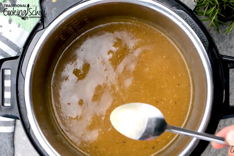 making lamb gravy in the instant pot