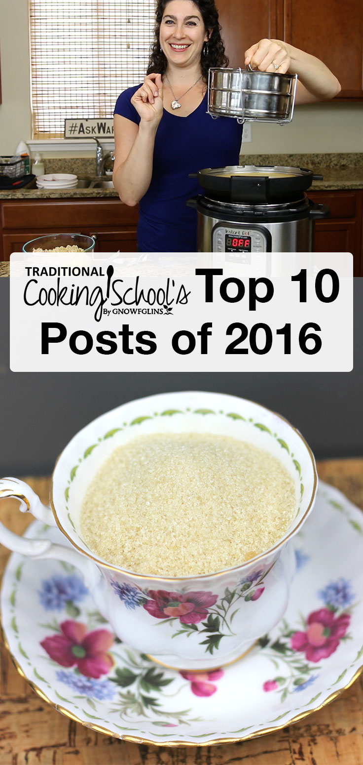 This is the list of our 10 most-visited posts. I love checking our numbers and stats each year at this time to reflect on the progress we've made, yet also to celebrate the fact that we were able to provide YOU with information and recipes and research that, we hope, helped you with your health and food goals and education in 2016.