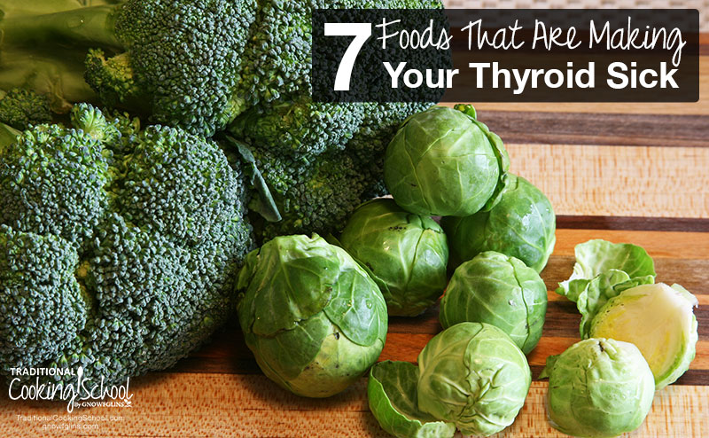 Foods that block the synthesis of thyroid hormone