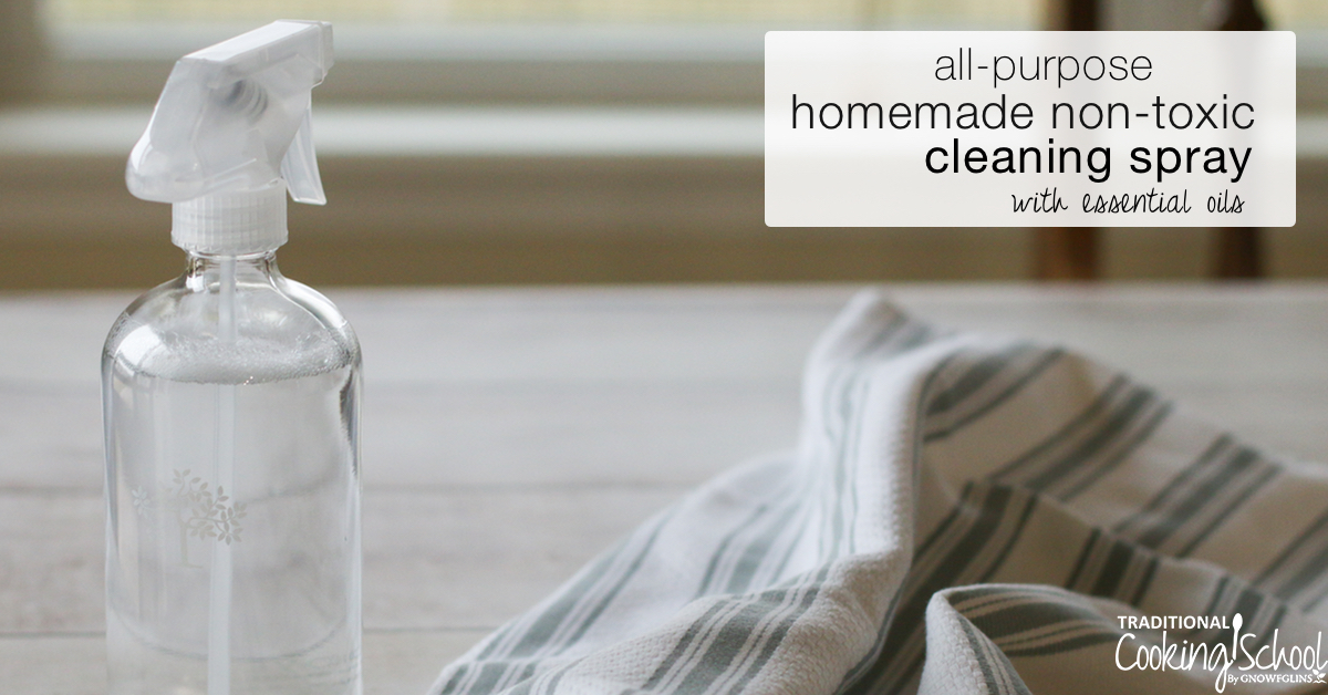 homemade cleaning spray