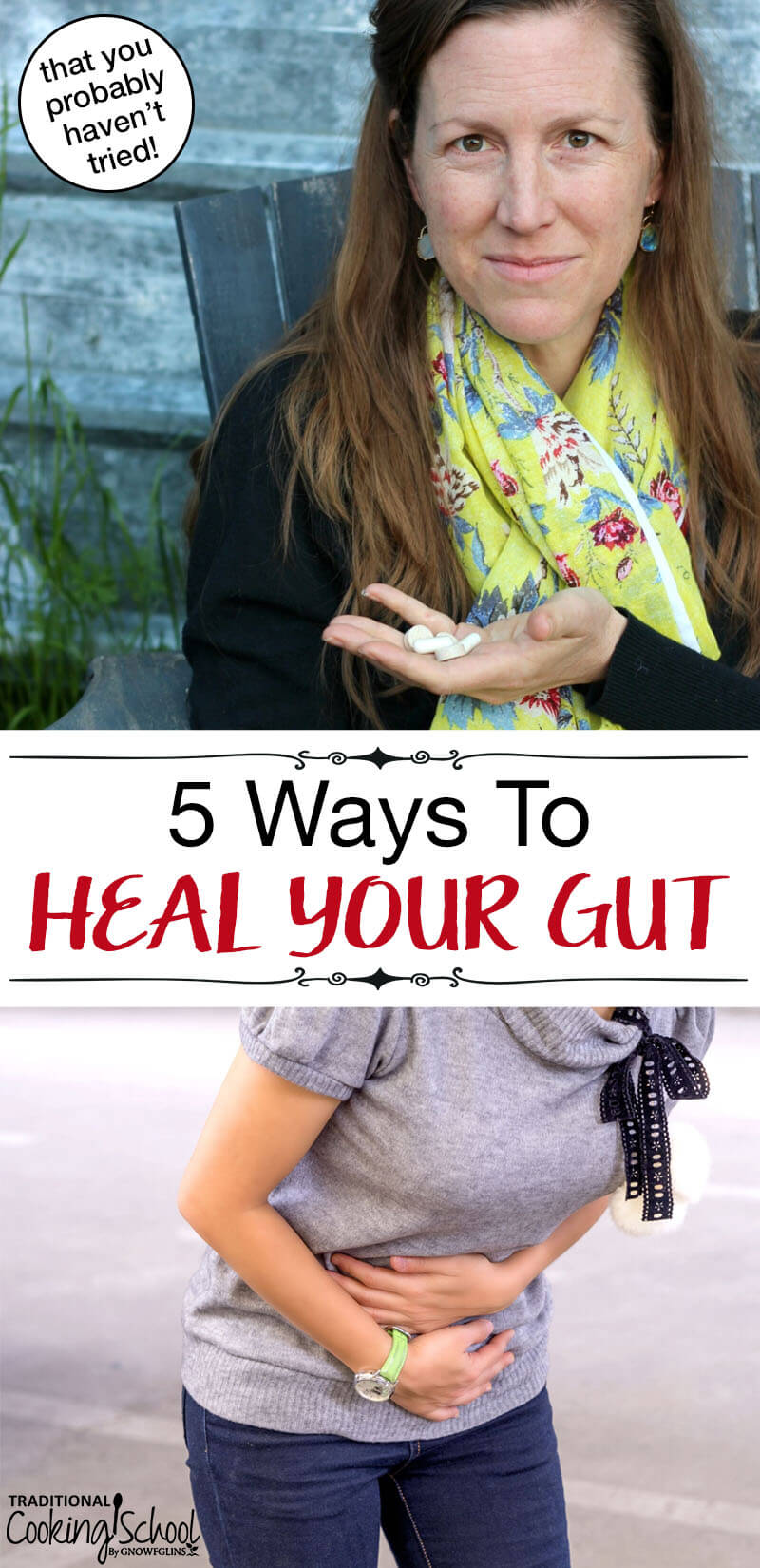 What if you've done a gut-healing diet, incorporated healing recipes and foods like broth, soup, smoothie and stayed perfectly on plan and even took gut healing supplements... and it didn't work? This post explores some of the lesser-known ways to address gut health -- things you probably haven't tried yet! And bonus! 2 of these practical remedies are FREE! #guthealth #healing #recipes #diet #supplements #protocol