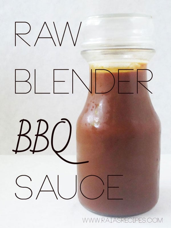 BBQ sauce in a jar with black text overlay