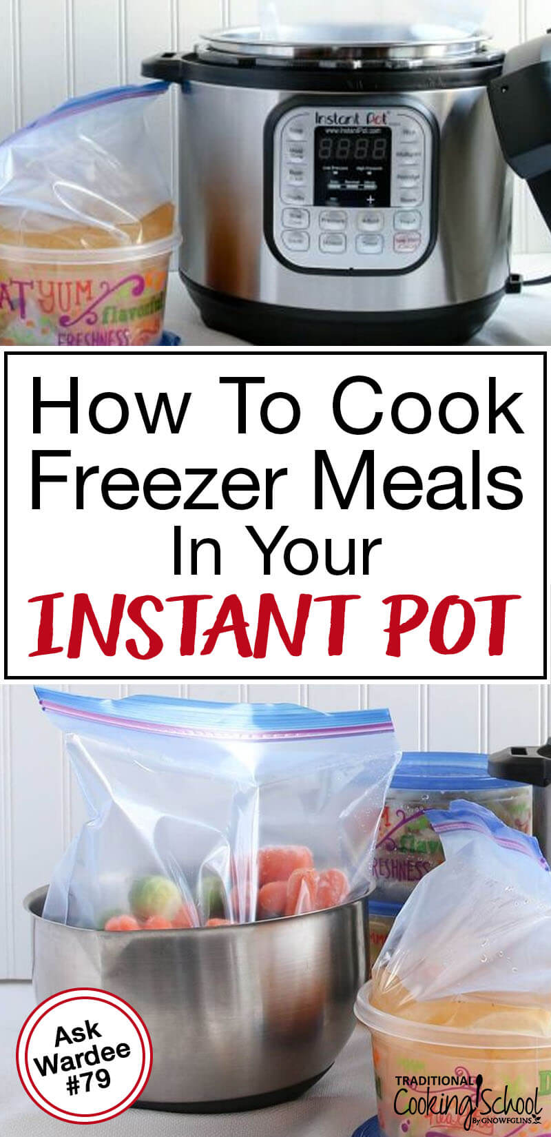 how to cook freezer meals in your instant pot
