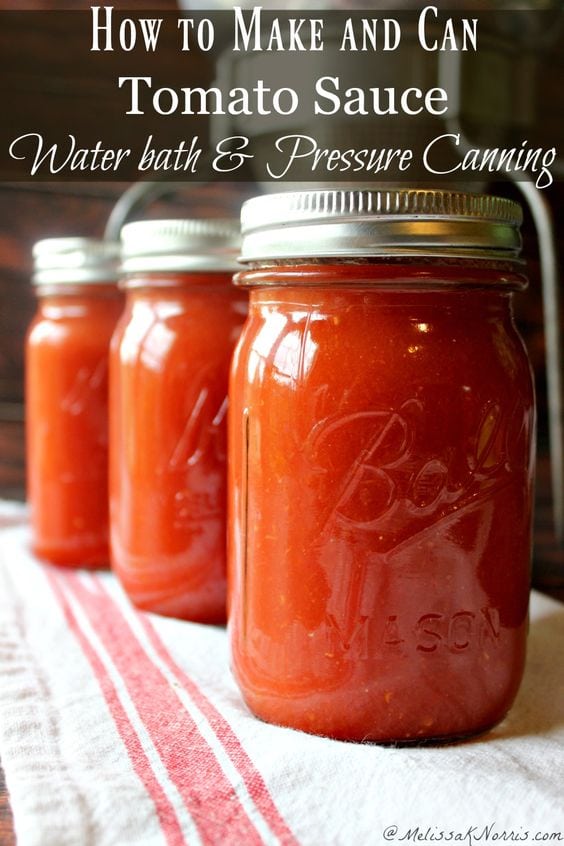 How To Can Tomatoes -- 16 Ways | When tomatoes are coming out your ears, there's only one thing to do... can them! Let's move on from plain tomato sauce! Here are 16 ways to can tomatoes -- salsa, soup, jam, spaghetti sauce, and MORE! | TraditionalCookingSchool.com
