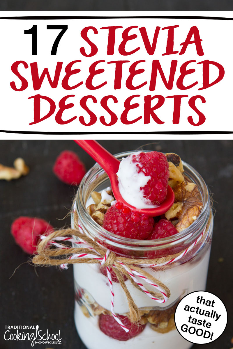 17 amazing desserts that don’t use sugar! These stevia sweetened desserts actually taste good, too! For diabetics, keto diets, Trim Healthy Mama’s and other low carb diet followers. These recipes are all easy, healthy and some with just 3 ingredients. We’re talking chocolate, cookies, cakes, no bake treats, gluten and dairy free goodies, ice cream, pudding and so much more!