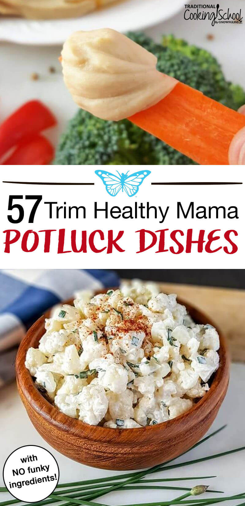 You're thriving on the Trim Healthy Mama plan, losing weight, balancing your blood sugar, experiencing more energy, and feeling great! Until it's time leave the comfort of your own kitchen and go to a place where THM rules don't exist -- potlucks! Here are some easy ideas for healthy appetizers, salads, desserts and sides. Arrive to any potluck with one or two of these Trim Healthy Mama recipes to keep you on track without skipping a beat!