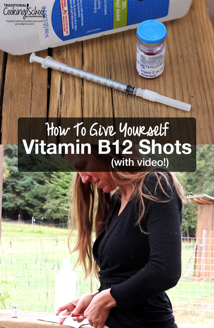 How To Give Yourself Vitamin B12 Shots (with video!) | Are you experiencing symptoms of Vitamin B12 deficiency (like dizziness, anxiety, hair loss, or insomnia)? You may need to supplement! While you'll need a prescription for B12 that you can inject, here's how to give yourself B12 shots -- with a video to make it easier!